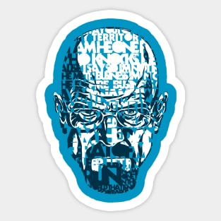 Heisenberg Quotes Sticker